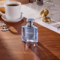 Nautica Voyage, empaque del producto, presentación atractiva para regalo o uso diario.