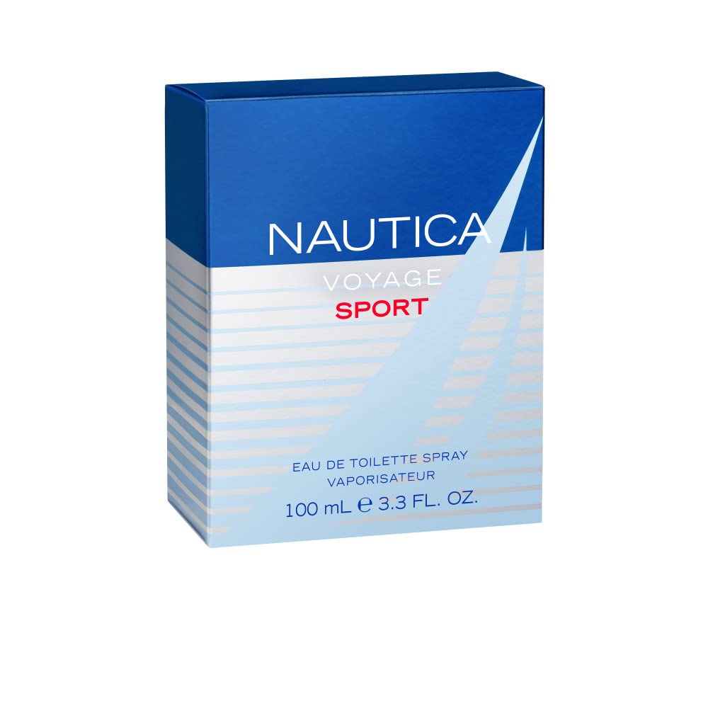 Nautica Voyage Sport, diseño de envase resistente, ideal para viajes