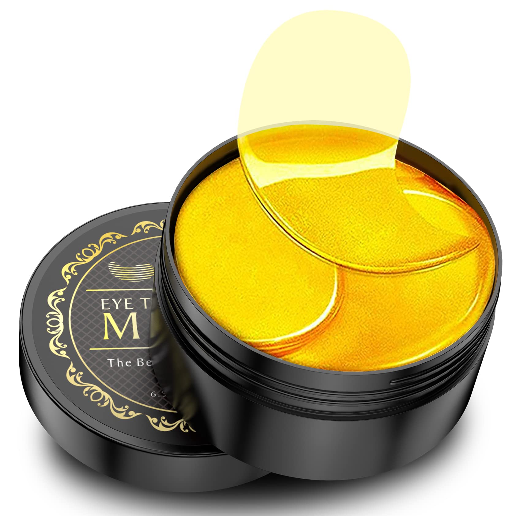NAZANO parches ojos oro 24k: alivio refrescante para ojeras e hinchazón