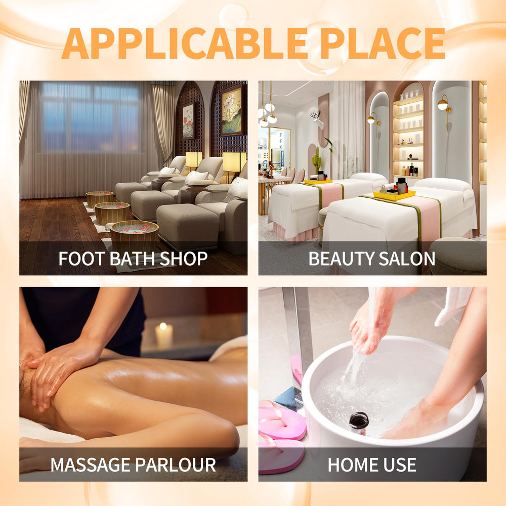 nbc BeautiLab kit pedicure bano-pies-burbujas: experiencia spa en casa con sal burbujeante