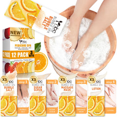 Conjunto NBC BeautiLab para pedicura de pies en caja, ideal para uso en casa.