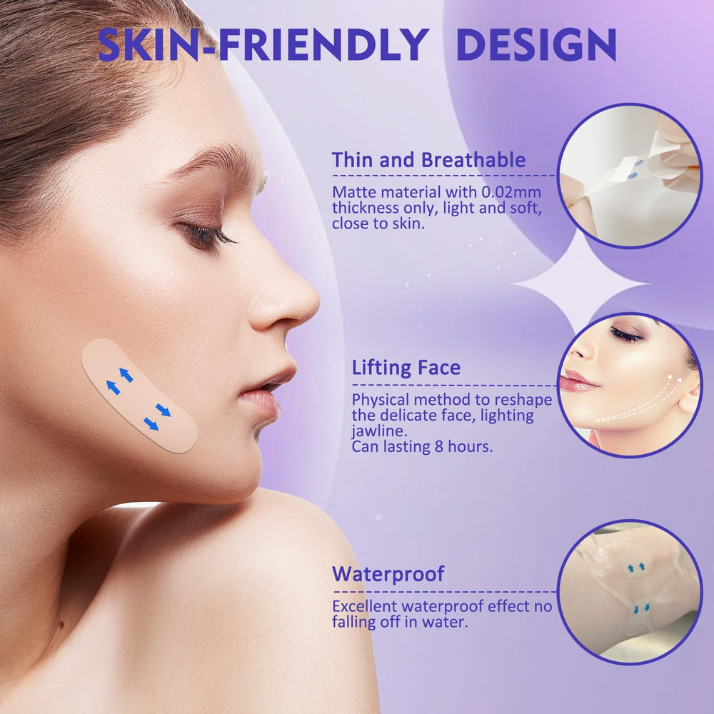 NBF cinta levantamiento rostro invisible, se mantiene todo el día bajo maquillaje.