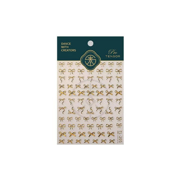 NBNTGH stickers para uñas en dorado para inspiración de diseño.