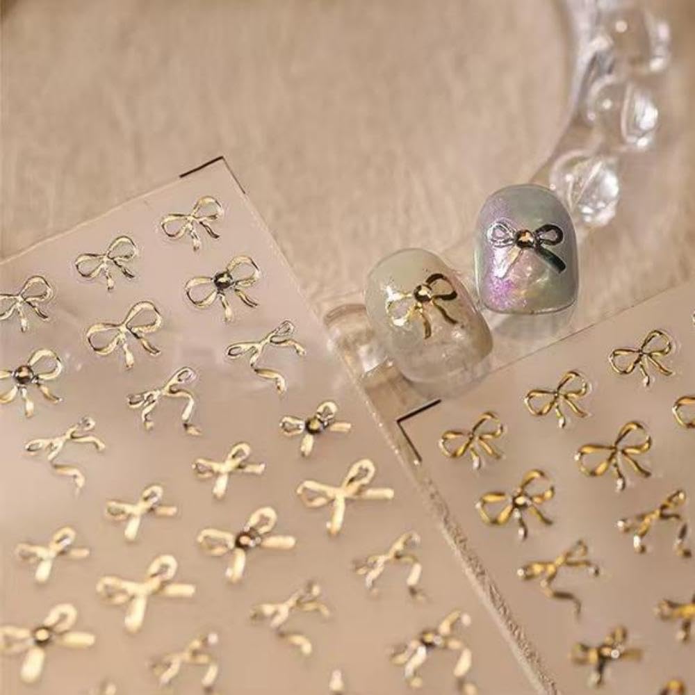 NBNTGH stickers con joyas cristal doradas para uñas decorativas.