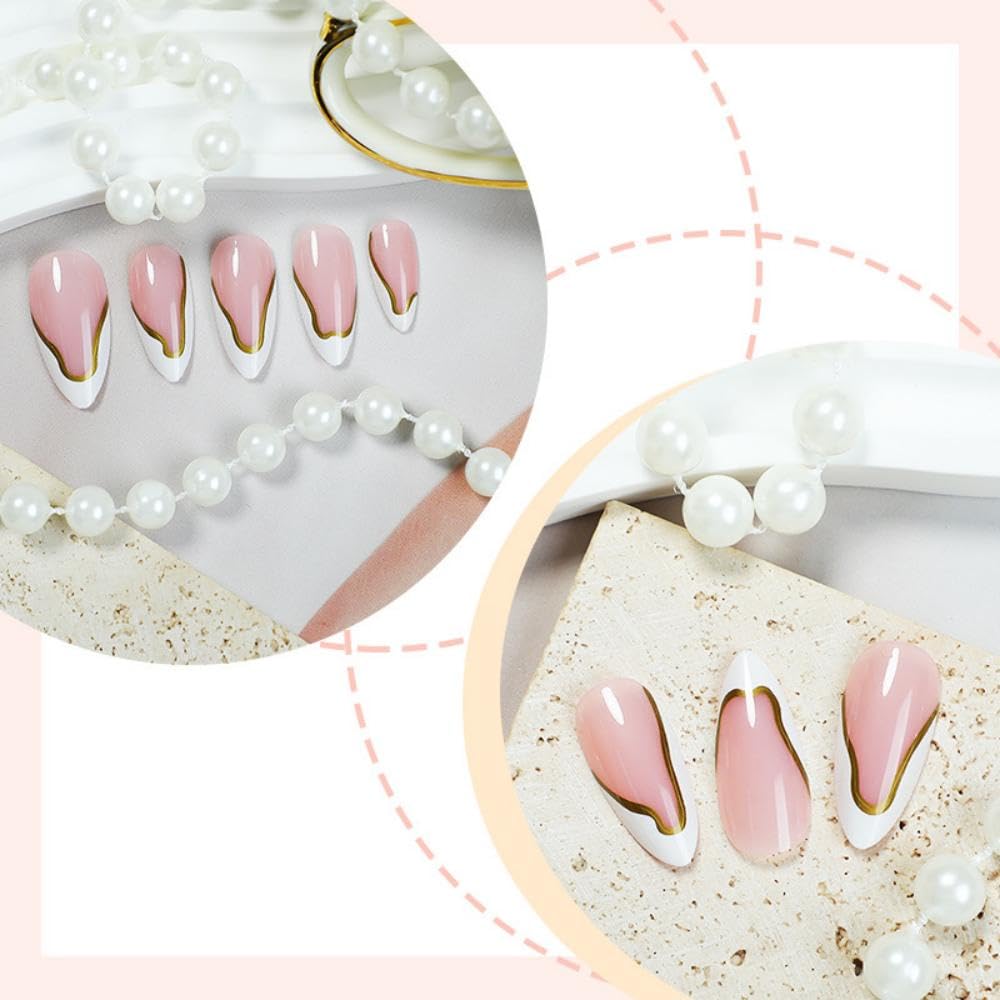 NBNTGH uñas pegables con acabado brillante, aplicación rápida para un estilo diario.