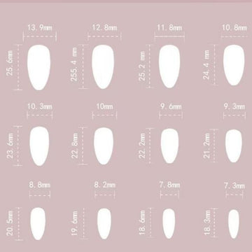 NBNTGH uñas postizas frances negro estilo para citas nocturnas