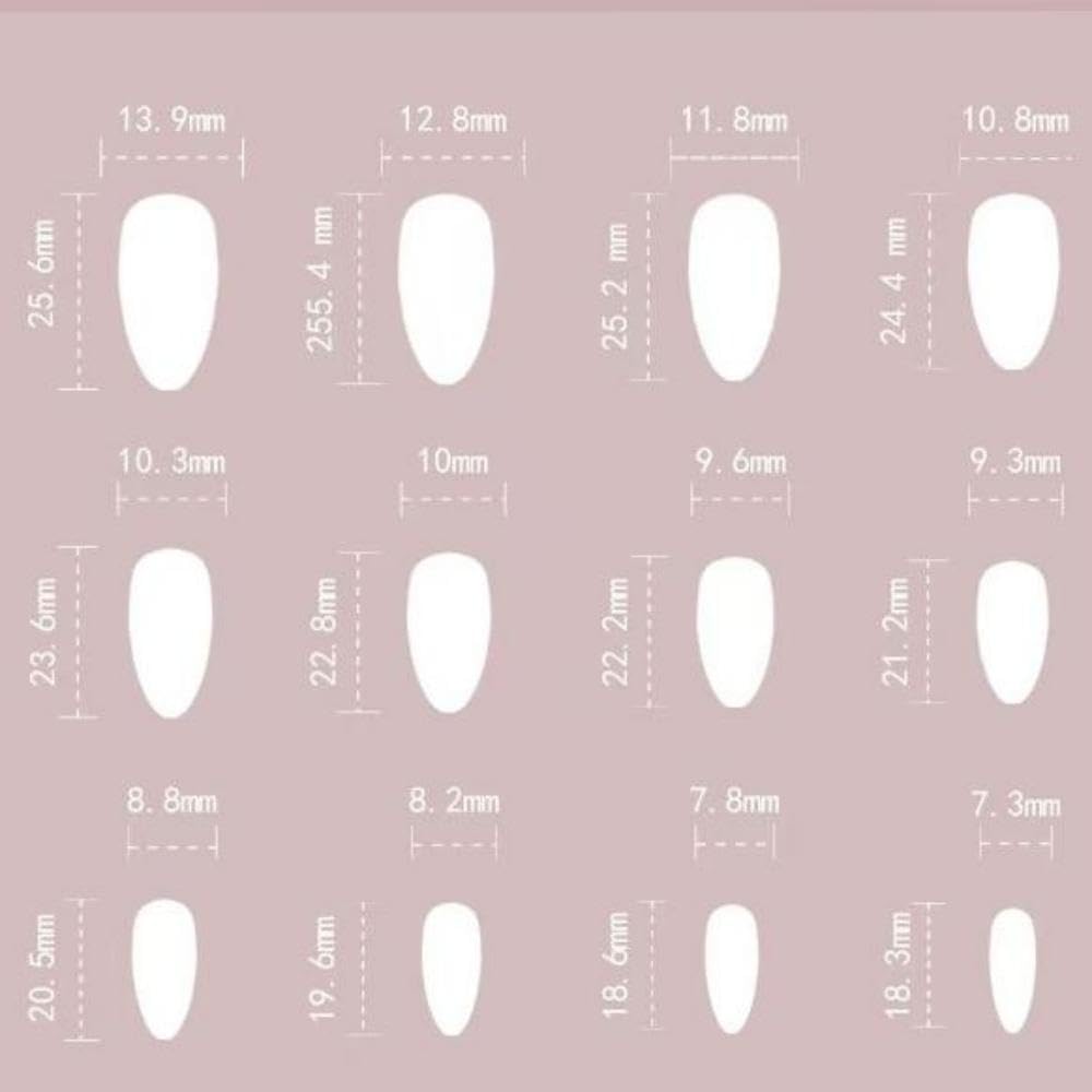 NBNTGH uñas postizas frances negro estilo para citas nocturnas