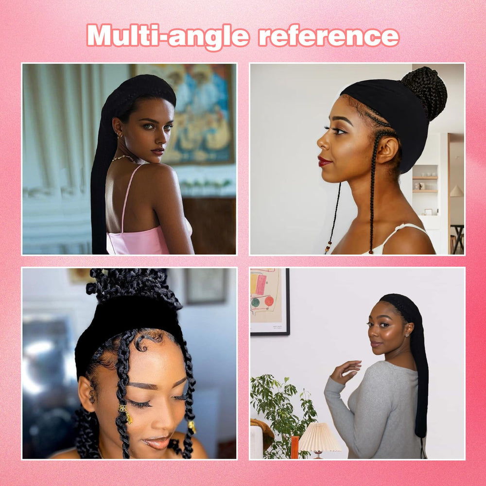 Neacus manga uso versatil para dreadlocks, trenzas y pelucas.