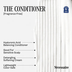 Nécessaire Acondicionador textura cremosa que facilita peinado suave.