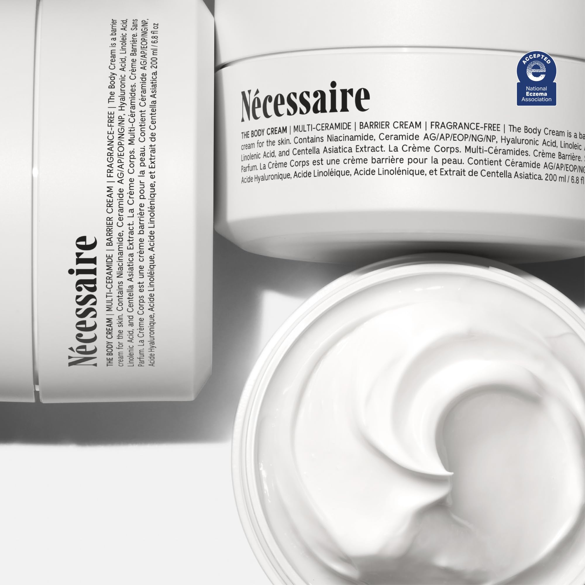 Nécessaire crema cuerpo manteca de karité, hidratación profunda.