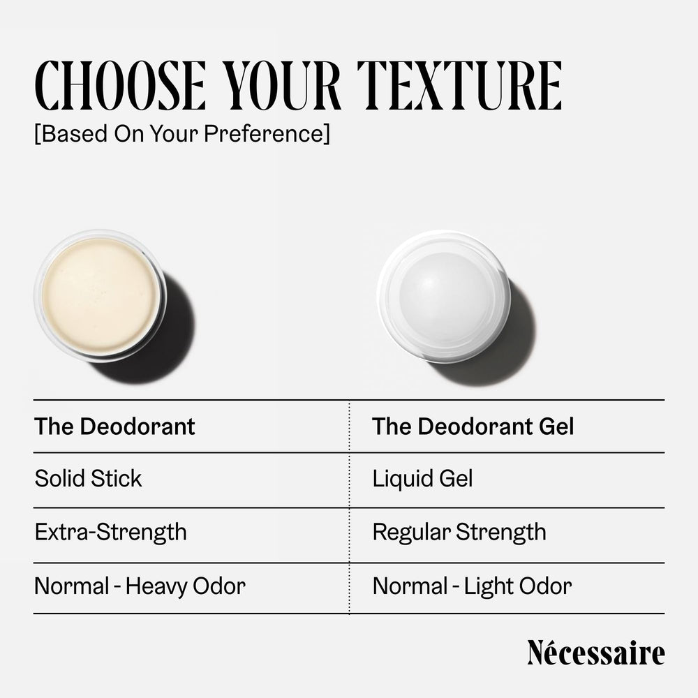 Nécessaire Deodorant Gel climate-neutral badge visible on packaging.