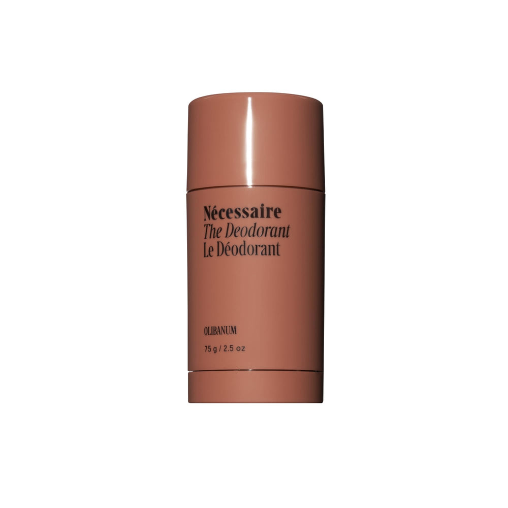 Nécessaire Olibanum – bouteille élégante et parfum chaleureux, idéal pour une fraîcheur durable.