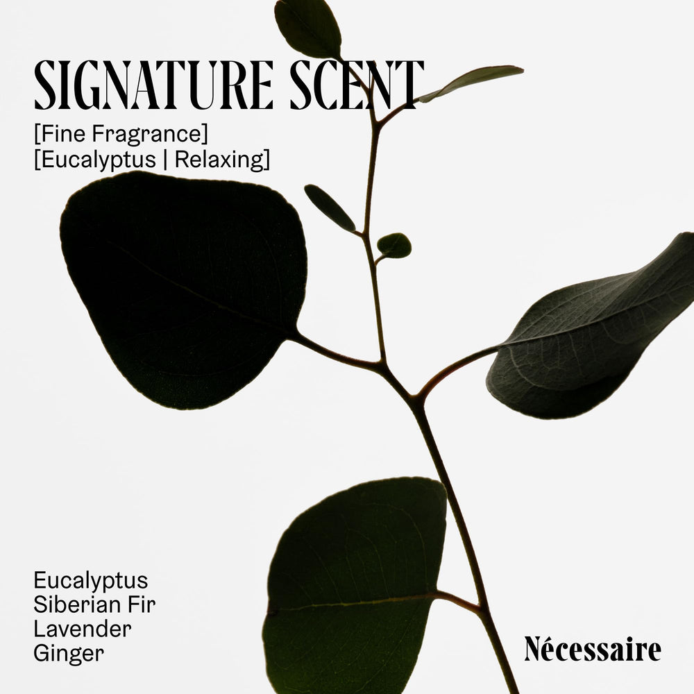 Nécessaire Eucalyptus notes olfactives eucalyptus et lavande.