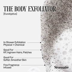 Nécessaire exfoliante cuerpo eucalipto, piedra pómez para exfoliación mecánica