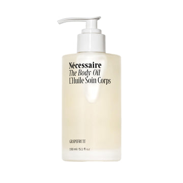 Nécessaire huile-corps multi-nutriments en flacon, texture nourrissante pour peau radieuse