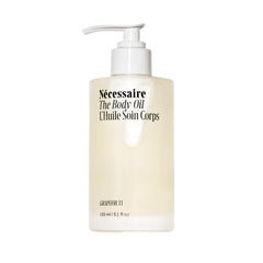 Nécessaire huile-corps multi-nutriments en flacon, texture nourrissante pour peau radieuse