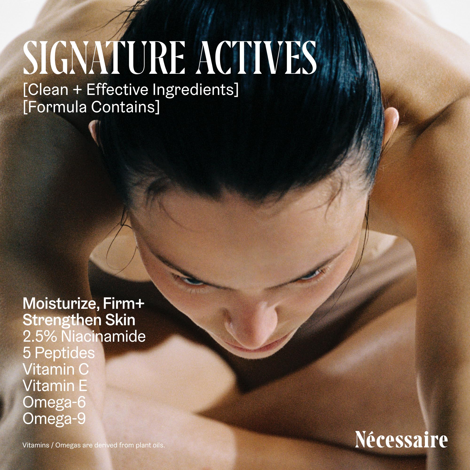 Aceites vegetales y vitaminas en Nécessaire Loción Corporal para nutrición