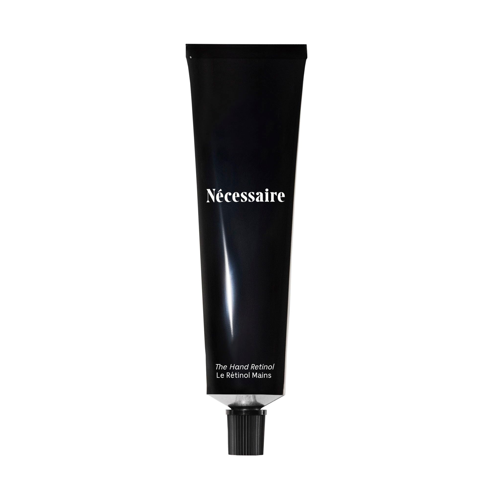 Nécessaire Hand Retinol, bote; cuidado de manos con retinol suave.