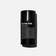 Nécessaire Santal deodorant application gesture for smooth glide.