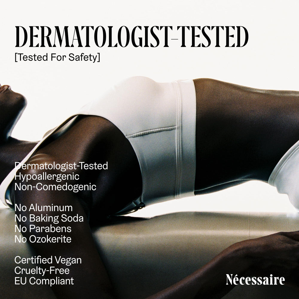 Nécessaire Santal deodorant vegan formula shown.