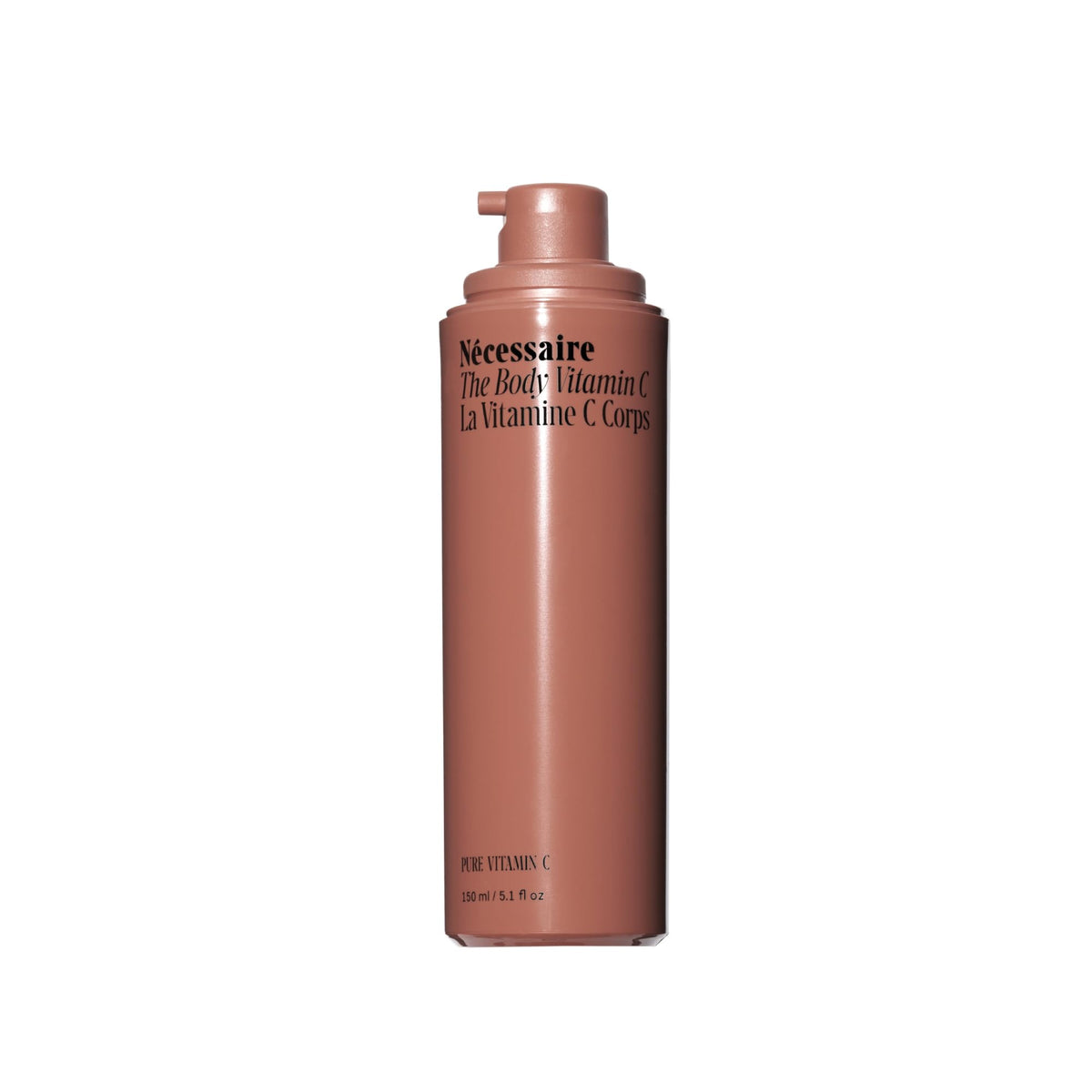 Nécessaire Sérum Corporal de Vitamina C, botella sin aire para luminosidad diaria.