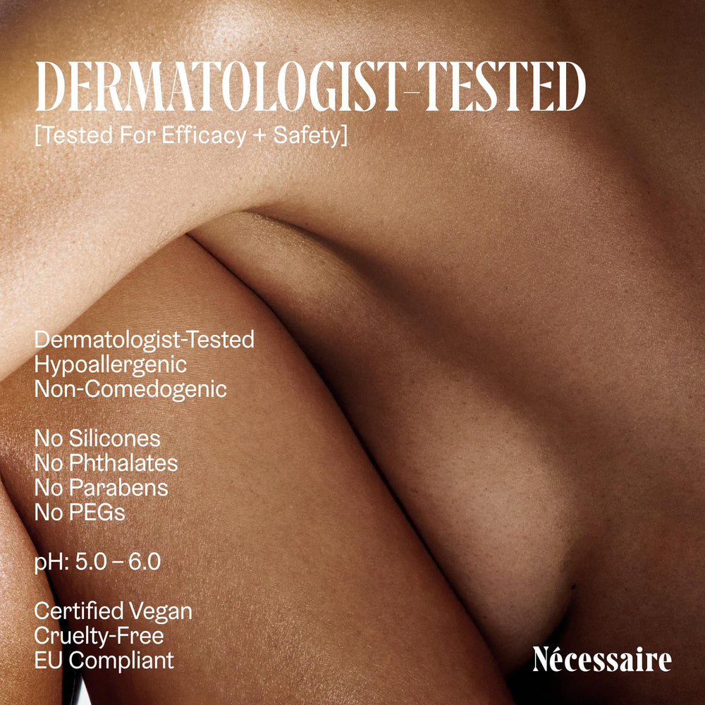Nécessaire Sérum Corporal de Vitamina C, sin fragancia para piel sensible.