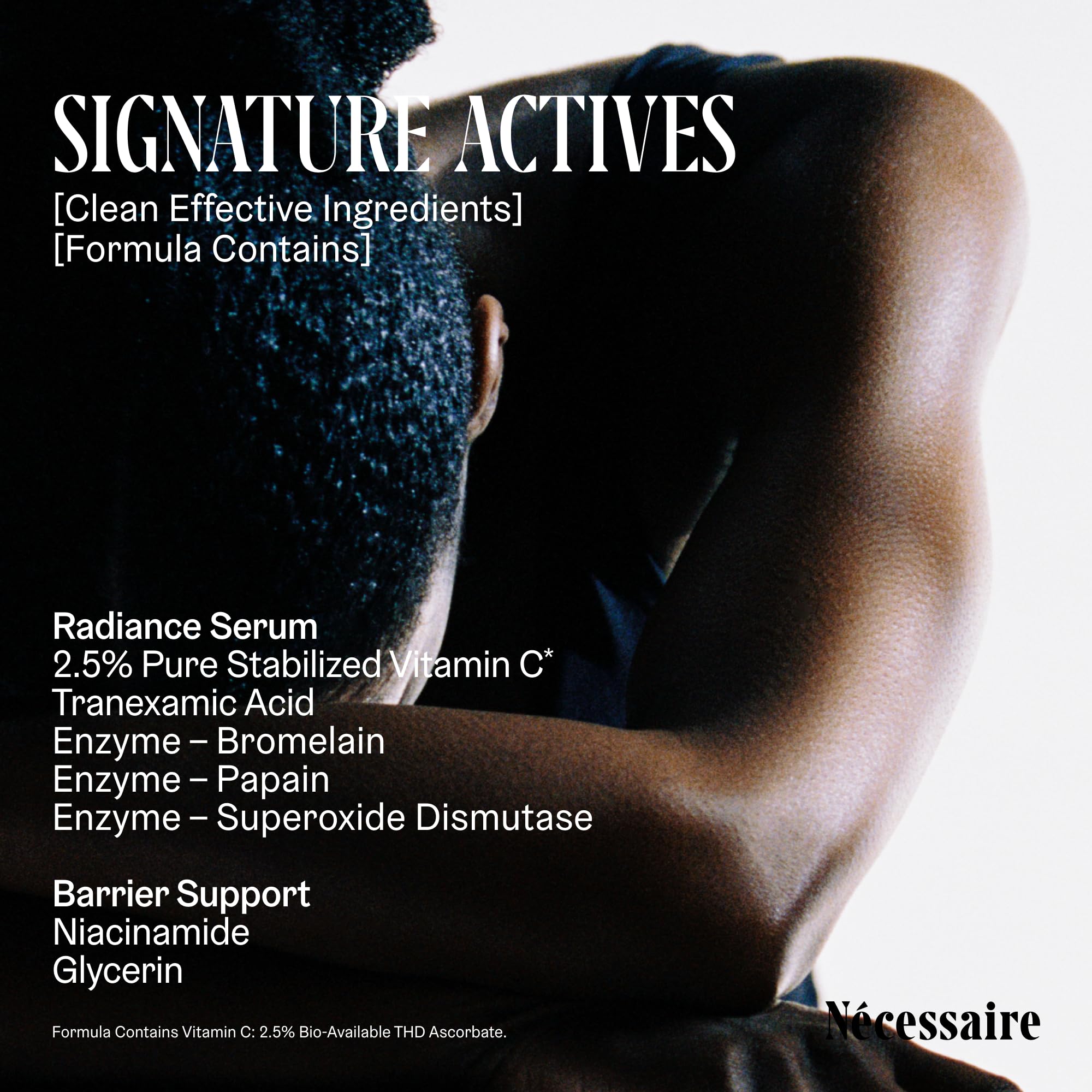 Nécessaire Sérum Corporal de Vitamina C, sistema de bomba sin contacto.