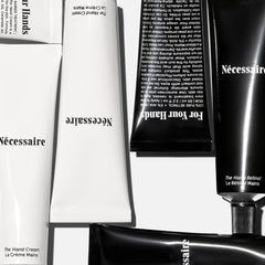 Serum en bálsamo para manos, reparación suave nocturna.