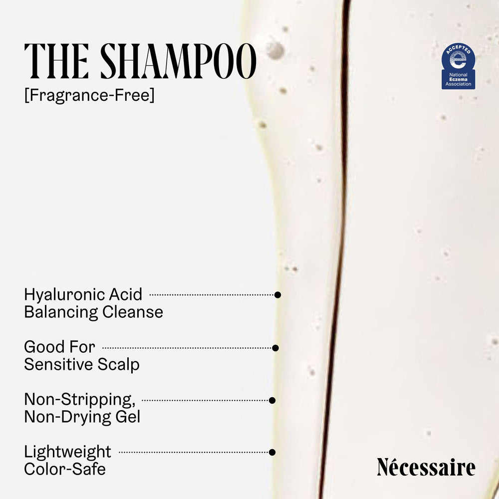 Nécessaire Shampoo Aprobado Eczema, fórmula sin sulfatos ni parabenos.