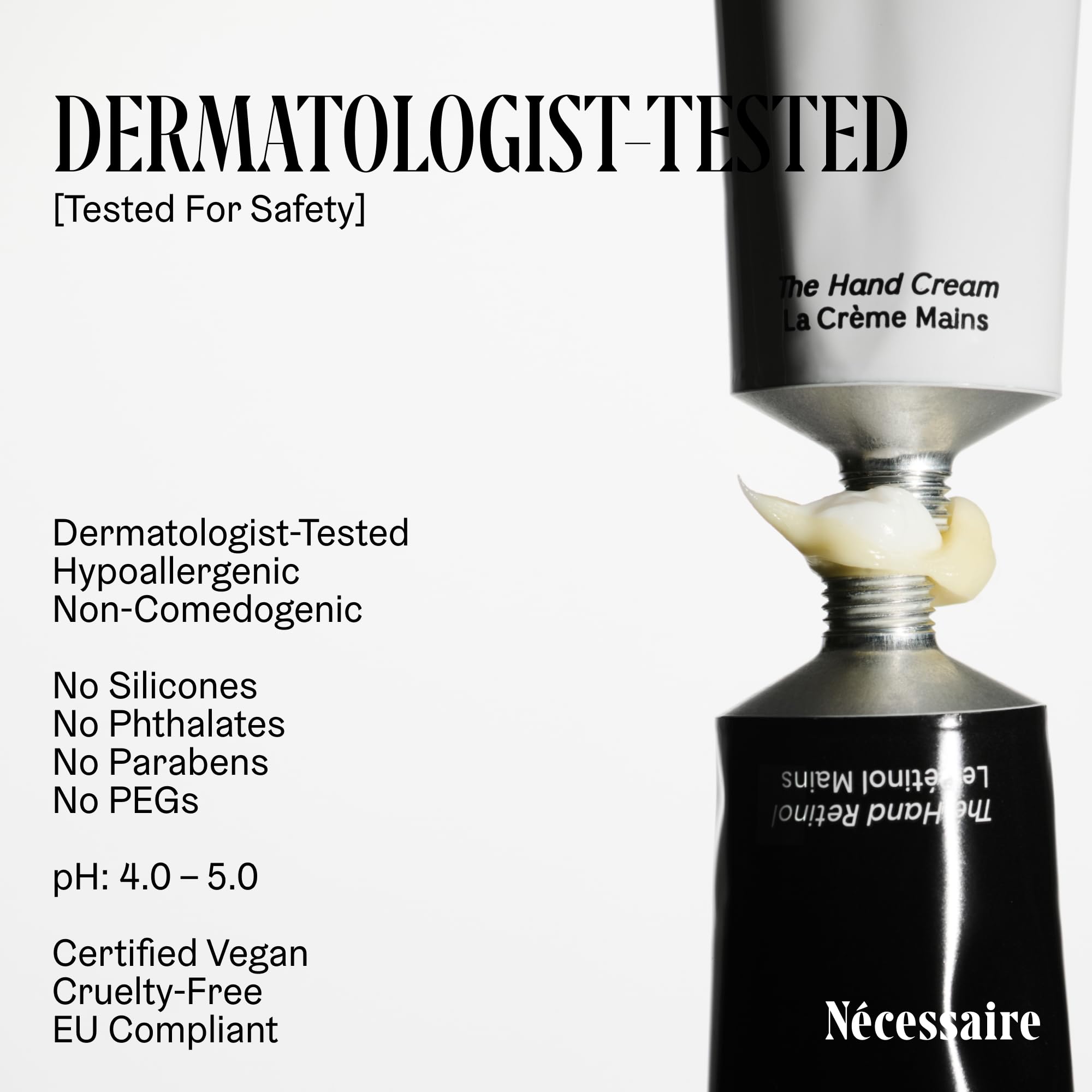 Nécessaire Hand Retinol; uso diario para manos, sensación de hidratación.