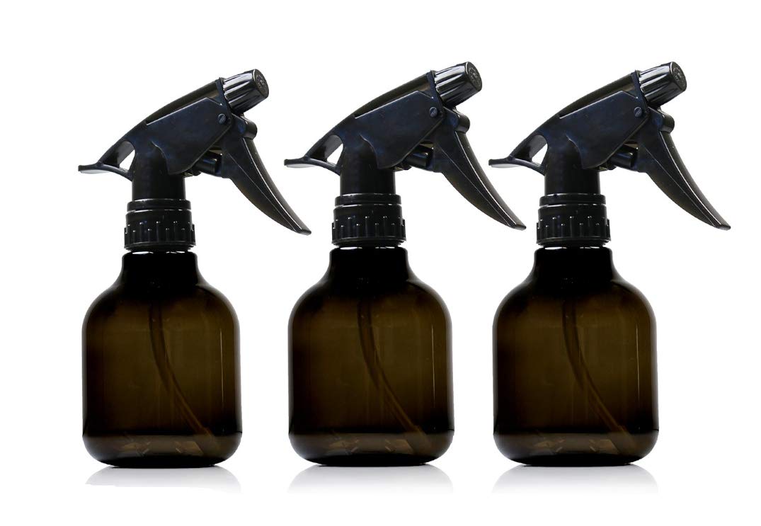 Nechtik 8oz spray bottle trio for versatile home use and easy refills.
