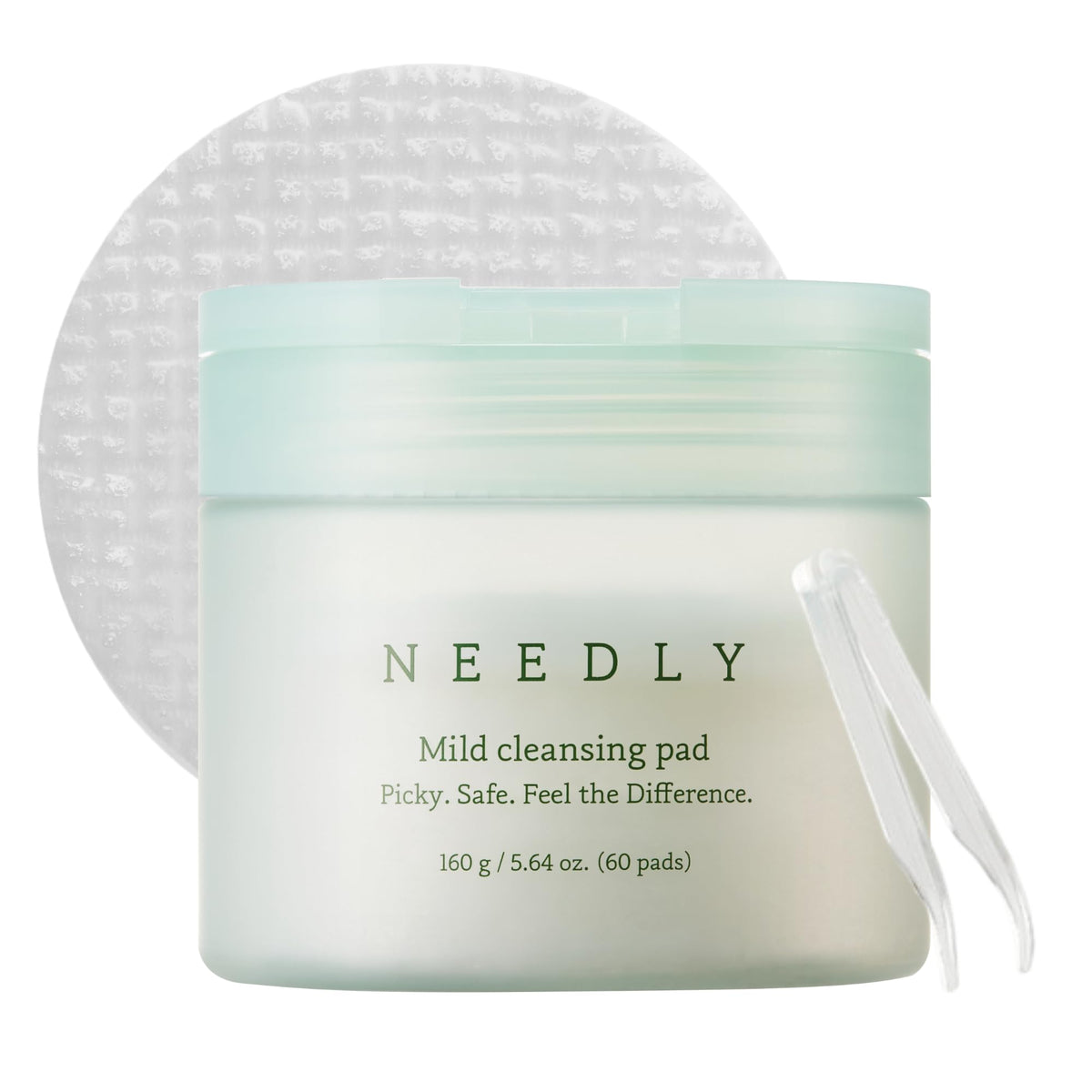 NEEDLY desmaquillante suave para piel sensible, desmaquilla protector solar sin irritar.