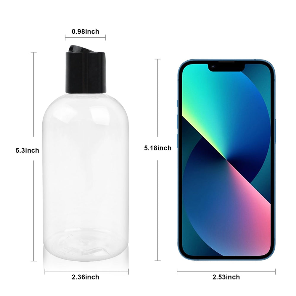Neendohome botella vacía para shampoo 8oz, evita derrames en maletas