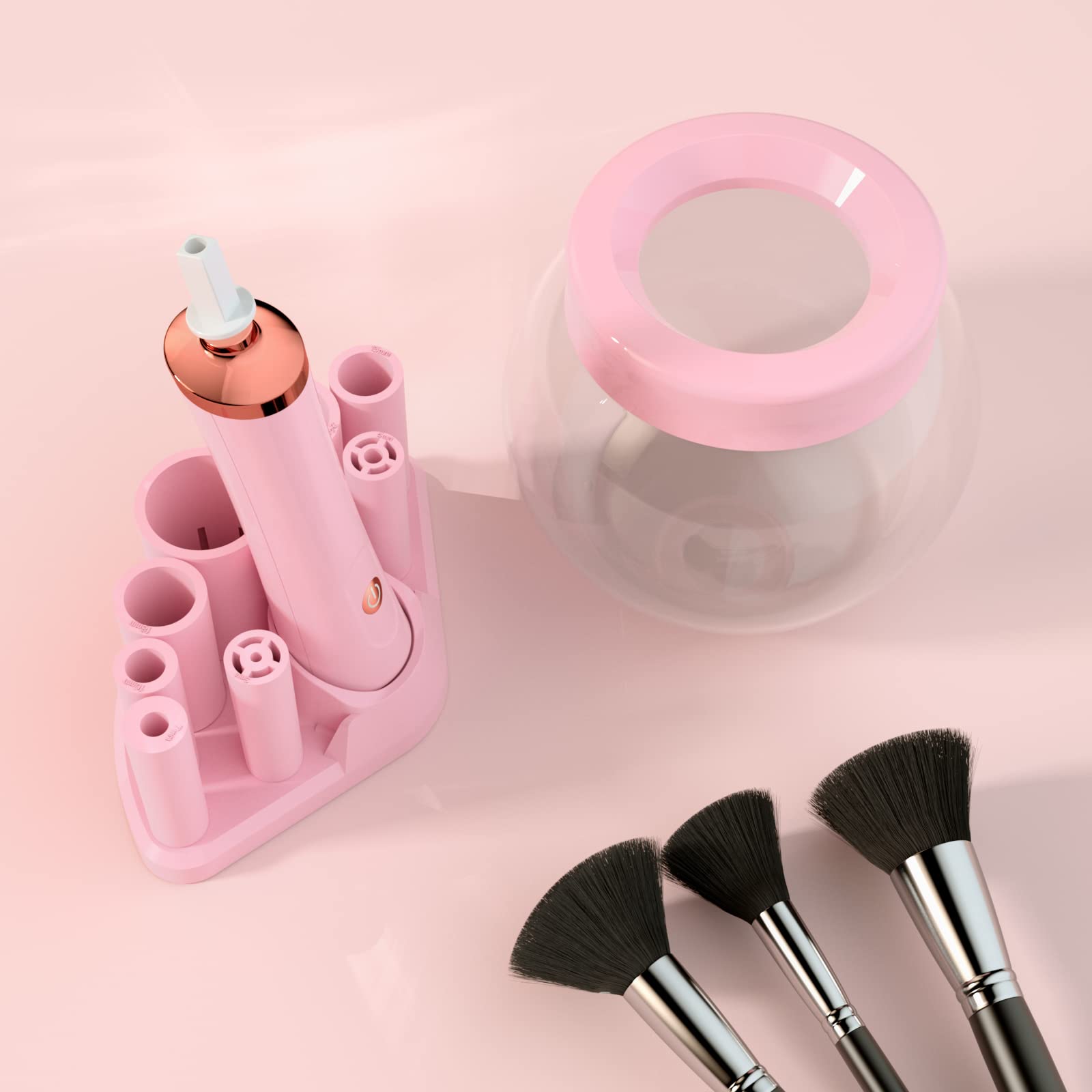 Neeyer elimina cosméticos de las brochas para piel suave y limpia.