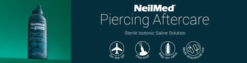 NeilMed NeilCleanse Piercing Aftercare, ingredientes de grado USP para enjuague suave.