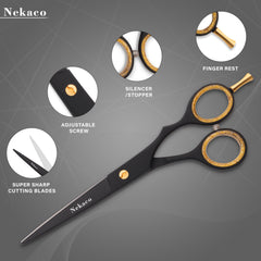 Nekaco Tijeras con cuchillas afiladas para un acabado suave y preciso.