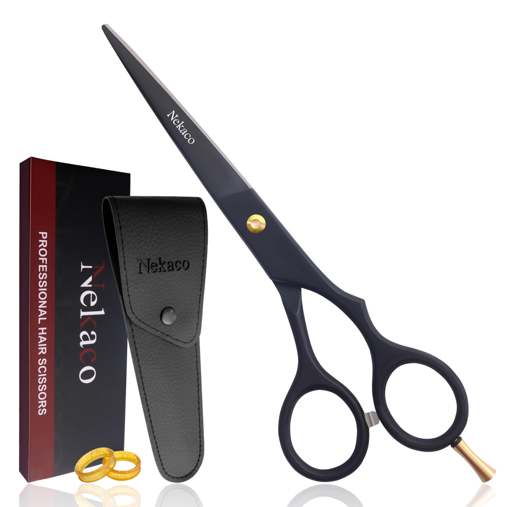 Nekaco Tijeras profesionales de pelo 6,5 pulgadas para un corte preciso y duradero.