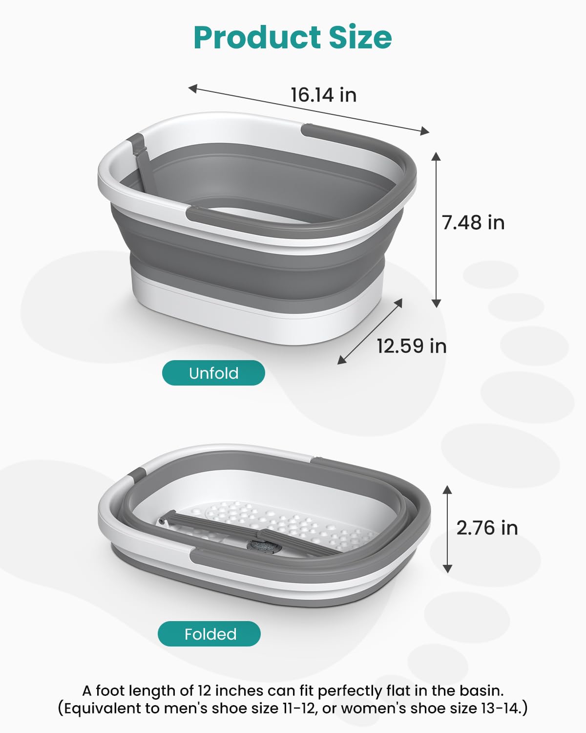 Nekteck diseno-resistente y duradero para remojo diario