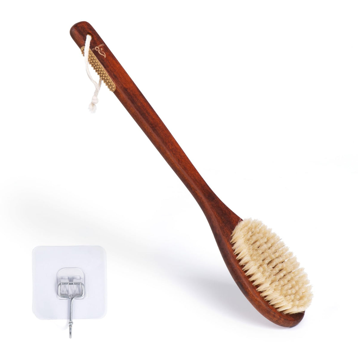 Cepillo NENO CICI con cerdas suaves para exfoliar la piel suavemente.