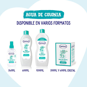 Nenuco Agua de Colonia, uso diario ideal para empezar el día.