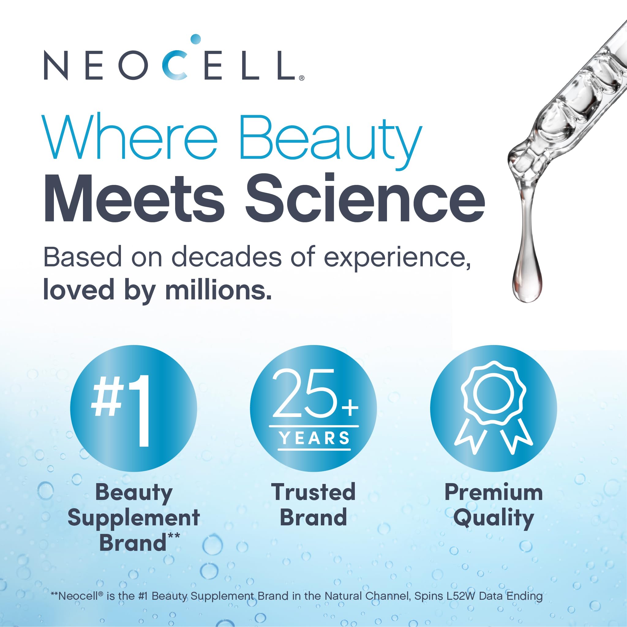 Envase de 60 ml de NeoCell Serum para cuidado diario