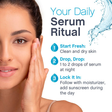 NeoCell Retinol Serum, textura suave para uso nocturno.