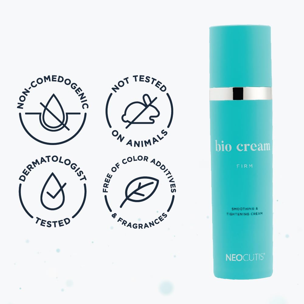 Neocutis Bio Cream Firm ofrece tensado suave de la piel.