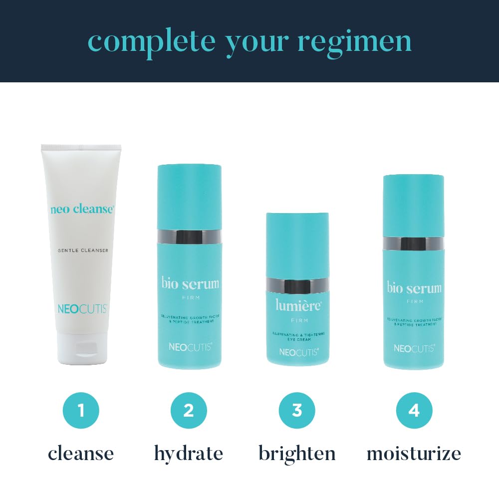 NEOCUTIS Bio Serum Firm: piel más luminosa tras la aplicación.