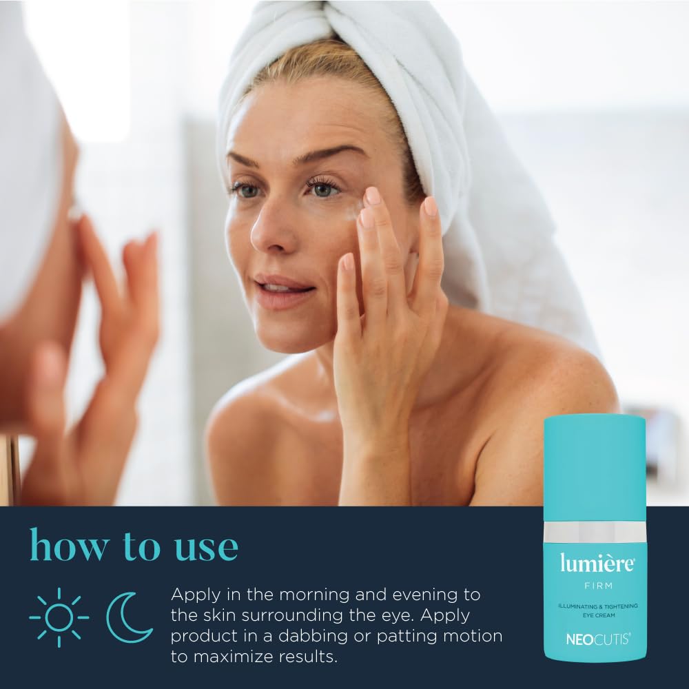 NEOCUTIS Lumière Firm – Ingrédients peptides et facteurs de croissance pour le collagène.