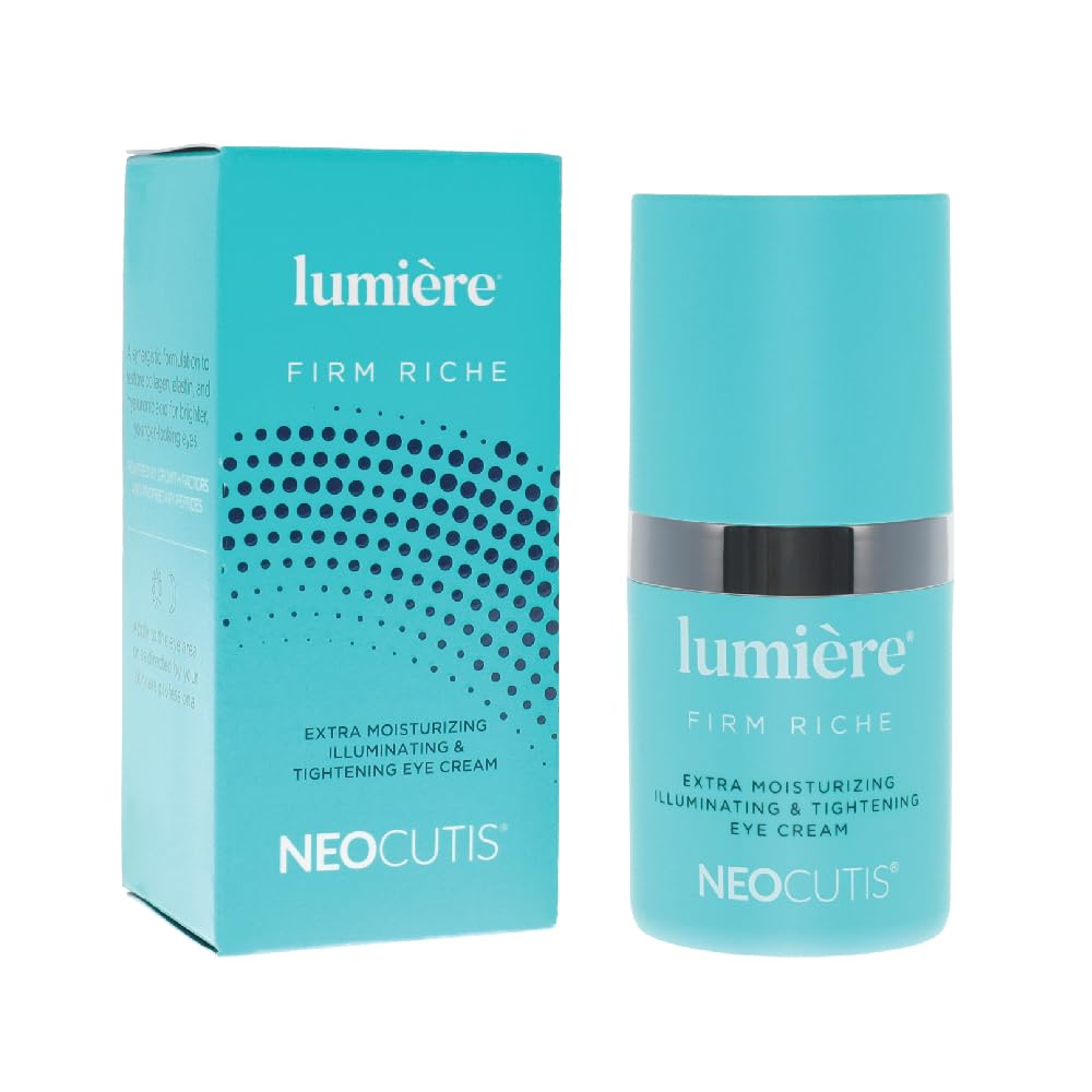 NEOCUTIS Lumière Firm Riche, aplicación diurna para contorno de ojos con hidratación.