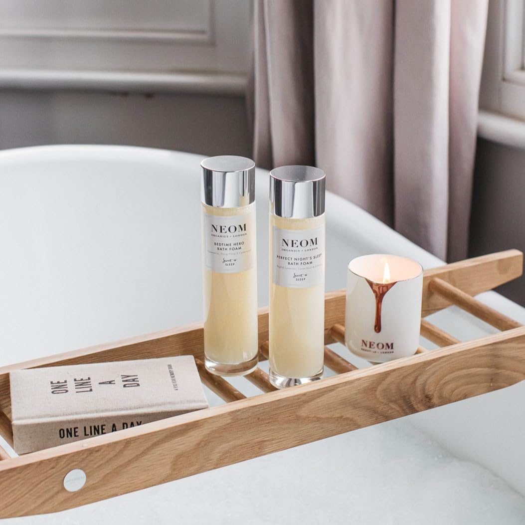 Neom presentacion empaque producto refleja lujo y cuidado en la rutina