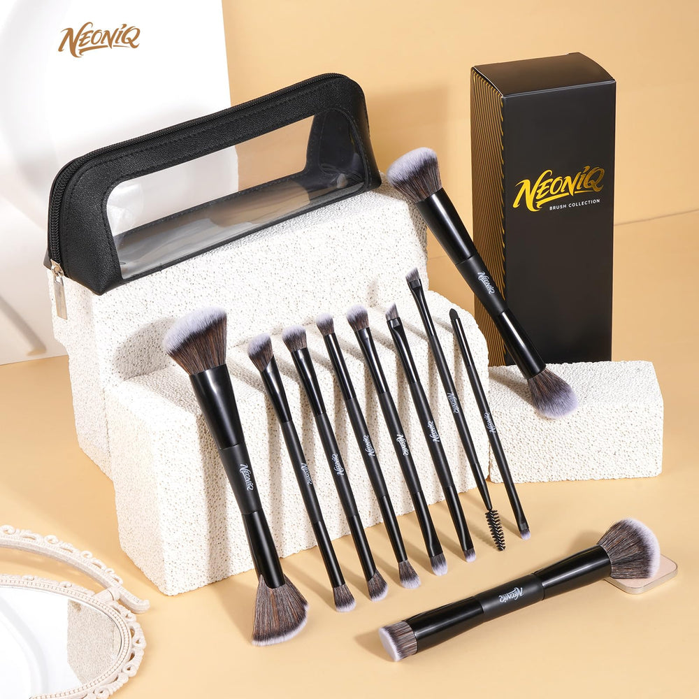 NEONIQ bolsa de maquillaje protectora, perfecta para organizar y transportar brochas.