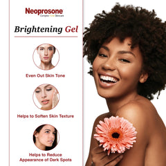 Neoprosone Gel Aplicación Rostro: soporte para tono uniforme y cuidado diario.