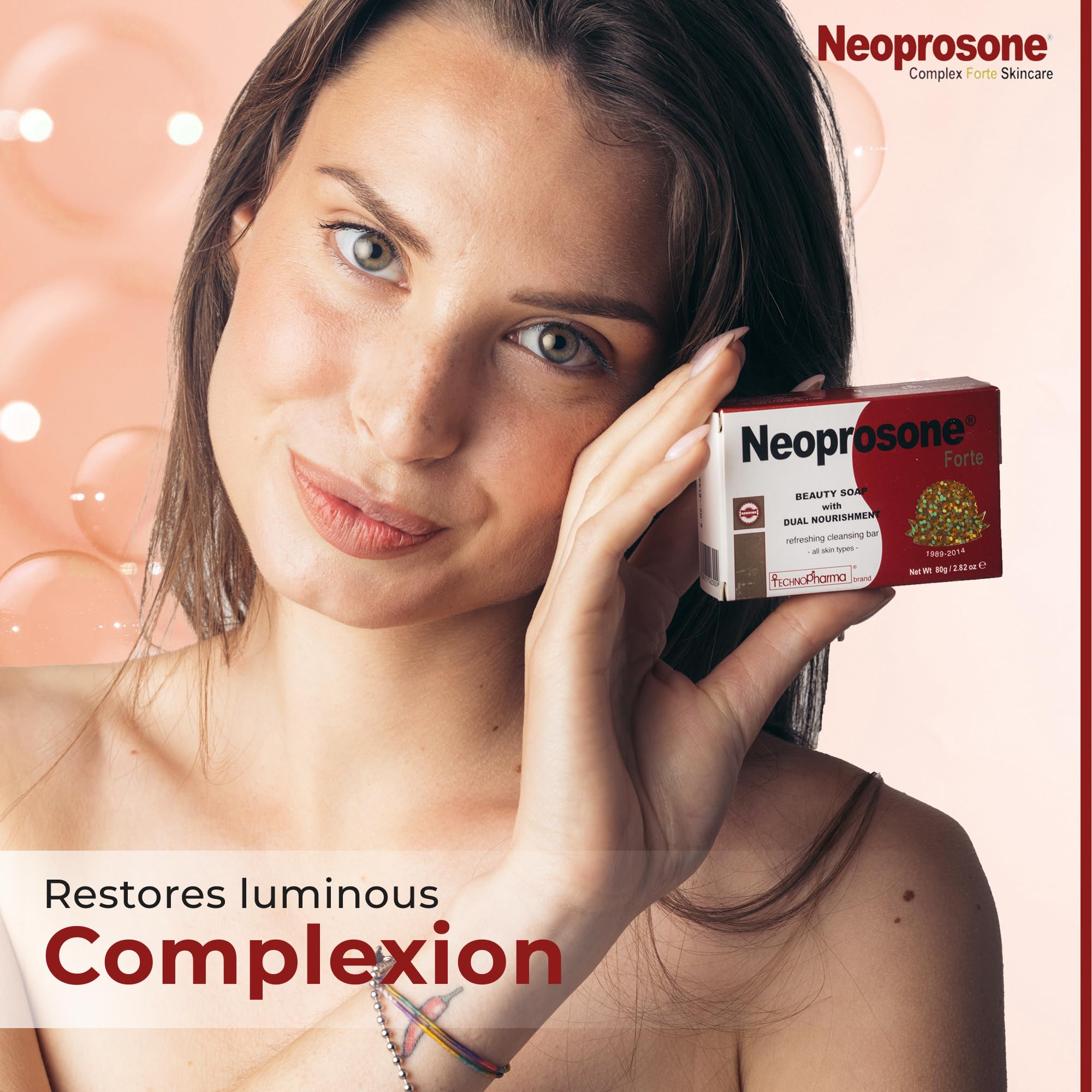 Neoprosone Jabon Exfoliante Suave: piel más suave y lisa.